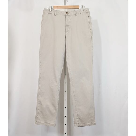 Old Navy Pants Tan A Stones Throw Straight Leg Built-In Flex Men's Size 32 x 32 - Picture 1 of 6